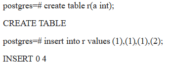 SQL code