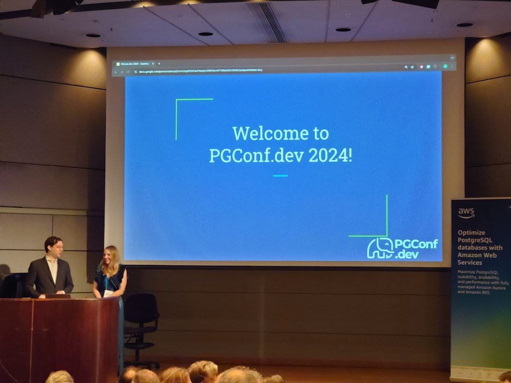 PGConf.dev 2024 オープニング