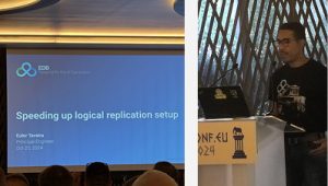 写真：Euler Taveira による 論理レプリケーションのセットアップを迅速化する方法の解説