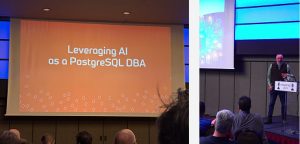 写真：>Grant Fritchey によるデータベース管理者向けAI活用方法の講演