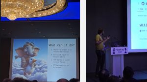 写真：Jelte Fennema による pg_duckdb の紹介