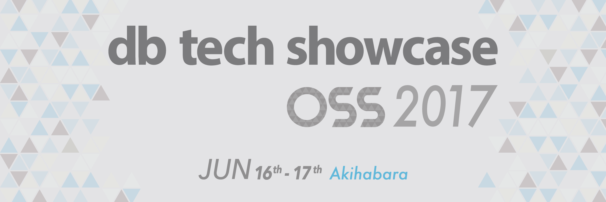 db tech showcase OSS 2017